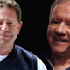 Bobby Kotick and Jim Ryan's rich man faces.